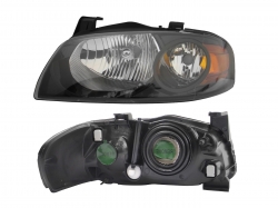 Faro Izq F/Negro C/Mica Ambar Nissan Sentra B-15 2004 2006