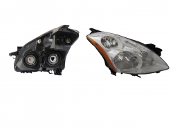 Faro Der F/Cromado C/Cuarto Ambar Halogeno Nissan Altima Sedan 2010 2012