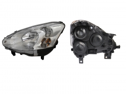 Faro Izq F/Cromado C/Motor (Version Maxi-Tepee) Peugeot Partner 2013 2015