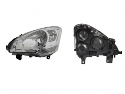 Faro Izq F/Cromado C/Motor (Version Maxi-Tepee) Peugeot Partner 2016 2019