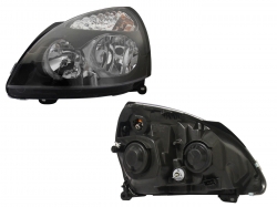 Faro Izq F/Cromado Con Negro Renault Clio 2002 2010