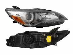 Faro Der F/Negro C/Lupa C/Mica Ambar Toyota Camry 2015 2017