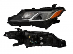 Faro Izq F/Negro C/Lupa C/Mica Ambar (Version Le-Se) Toyota Camry 2018 2022