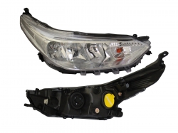 Faro Der Fondo Cromado 4Ptas Toyota Yaris Sedan 2018 2020