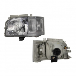 Faro Izq F/Cromado C/Cuarto Rayado Toyota Hiace 2005 2010