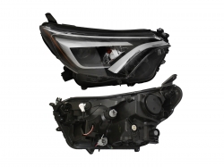 Faro Der F/Negro C/Led C/Lupa C/Mica Ambar Toyota Rav-4 2016 2018