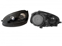 Faro Izq F/Negro S/Motor C/Lupa Volkswagen Bora Gli 2006 2010