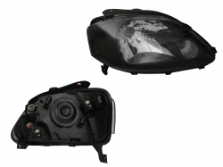 Faro Der F/Negro Un As (Crossfox 07-09) Volkswagen Lupo 2004 2009