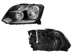 Faro Izq Fondo Negro Volkswagen Amarok 2010 2017