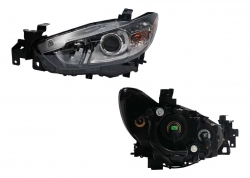 Faro Izq F/Negro C/Lupa C/Mica Ambar Halogeno Mazda Mazda 6 2014 2018