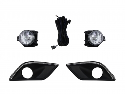 Kit Faro Aux C/Cables C/Rejillas Negras Filo Cromo C/Focos Chevrolet Aveo 2018 2023