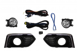 Kit Faro Aux C/Cables C/Rejillas Negras C/Filo Cromo C/Focos Honda City 2018 2020