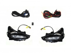 Kit Faro Aux C/Led C/Cables C/Bases Toyota Corolla Le 2017 2019