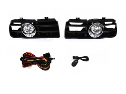 Kit Faro Aux C/Cables C/Rejillas Negras C/Focos Volkswagen Jetta A7 2019 2021