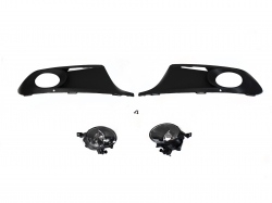 Kit Faro Aux S/Cables C/Rejillas Negras C/Focos Volkswagen Jetta A6 Bicentenario 2010 2014