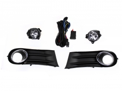 Kit Faro Aux C/Cables C/Rejillas Arillo Cromo C/Focos (Saveiro 10-13) Volkswagen Gol 2008 2012