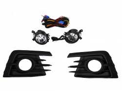 Kit Faro Aux C/Cables C/Rejillas Arillo Negro C/Focos (Sedan/H-Back) Volkswagen Gol 2017 2018