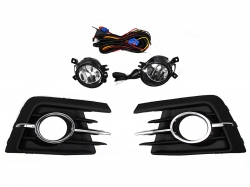 Kit Faro Aux C/Cables C/Rejillas Arillo Cromo C/Focos (Sedan/H-Back) Volkswagen Gol 2017 2018