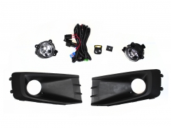 Kit Faro Aux C/Cables C/Rejillas Negras C/Focos Volkswagen Saveiro 2014 2016
