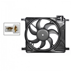 Motoventilador Completo C/S Aire C/Tolva S/Res Embra 2Pin (Beat 1.2L 18-21) Chevrolet Spark 1.2L 2011 2017
