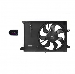 Motoventilador Completo C/S Aire C/Tolva S/Res 2Pin (Nueva Linea) Chevrolet Spark Ng 1.4L 2016 2021