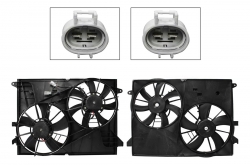 Motoventilador Completo C/S Aire C/Tolva S/Res 2Pin (2Aspas) Chevrolet Captiva 2.4L/3.0L/3.6L 2008 2010