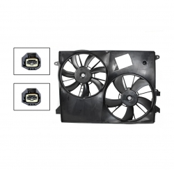 Motoventilador Completo C/S Aire C/Tolva S/Res Embra 2Pin (2Aspas) Chevrolet Captiva 2.4L/3.0L/3.6L 2011 2015