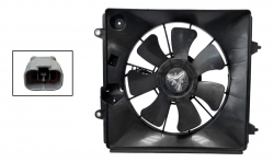 Motoventilador Completo P/Aire Acondicionado C/Tolva S/Res 2Pin Honda Cr-V 2.4L 2007 2011