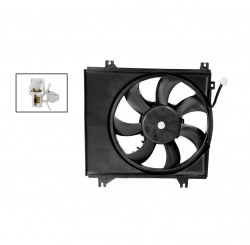 Motoventilador Completo S/Aire C/Tolva S/Res Embra 2Pin Chrysler / Dodge Atos 1.0L 2000 2004