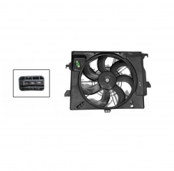 Motoventilador Completo C/Aire C/Tolva C/Res 3Pin (Kia Rio 16-17) Chrysler / Dodge Attitude 1.6L 2012 2014