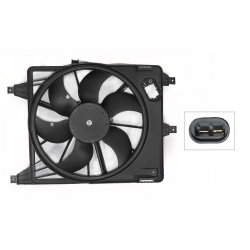 Motoventilador Completo C/Aire C/Tolva 2Pin (Aprio 08-10/Clio 02-10/Kangoo) Nissan Platina 1.6L 2002 2010
