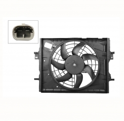 Motoventilador Completo C/S Aire C/Tolva S/Res 2Pin (Kicks 17-24) Nissan Versa 1.6L 2020 2024