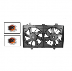 Motoventilador Completo C/Aire C/Tolva S/Res 4Pin (2Aspas) Nissan Sentra B-16 2.0L/2.5L 2007 2012