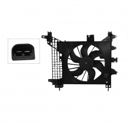 Motoventilador Completo C/Aire C/Tolva C/Res 2Pin Renault Duster 2.0L 2013 2016