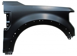 Salpicadera Ford Super Duty 2017 2018 2019 F250/350 C/Hoyo P/Mold Alum Mtp Der