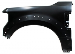 Salpicadera Ford Super Duty 2017 2018 2019 F450 C/Hoyo P/Mold Alum Mtp Izq