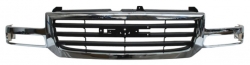 Parrilla Chev Pu 2003-2007 Cromada Gmc
