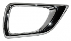 Moldura Parrilla Nissan Np300/ Frontier 2016-2020 Cromada P/Faro Niebla T20 472 Der