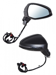 Espejo Audi A4 2017-2018-2019-2020 Elect P/Pint C/Direcc C/Desemp C/ Sens Warning Der