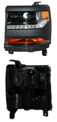 Faro Chev Pu 2016-2017-2018 Filo Negro P/Xenon Ald203 Tyc G15 Izq 730