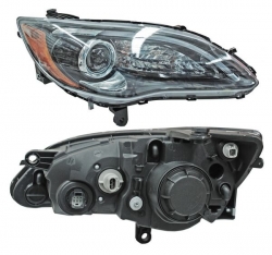 Faro Chrysler 200  2012-2013-2014 Fondo Negro Tyc 333 Der