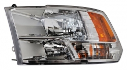 Faro Dodge Pu 2013-2018 Fondo Cromado Tyc Nsf Izq