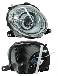 Faro Fiat 500 2009 2010 2011 2012 2013 Sup C/Lupa Tyc1 Der