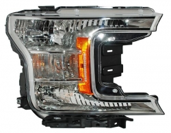 Faro Ford Pu 2018 2019 2020 Fondo Cromado Tyc Der