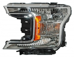 Faro Ford Pu 2018 2019 2020 Fondo Cromado Tyc Izq