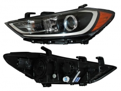 Faro Elantra 2017-2018 Tyc Izq