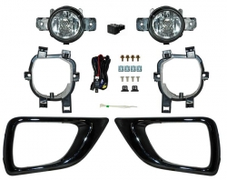 Faro Niebla Nissan Pu Np300/ Frontier 2016-2017-2018-2019 C/Bisel Negro Jgo T20 352