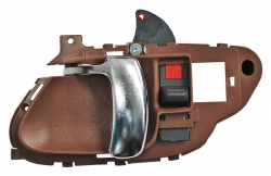 Manija Int Chev Pu/ Sub/ Blazer/ Yukon/ Tahoe/ Escalade 1995-1996-1997-1998 Cafe/ Cromo Plastico 2218 Izq