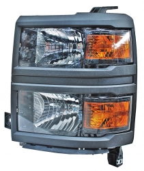 Par De Faros Silverado 2014-2015 Filo Negro Ty