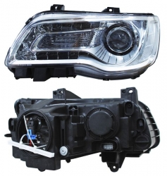 Par De Faros Chrysler 300 2015-2016 Fondo Cromado Ty